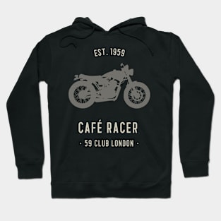 Café Racer 59 Club London 1959 Hoodie